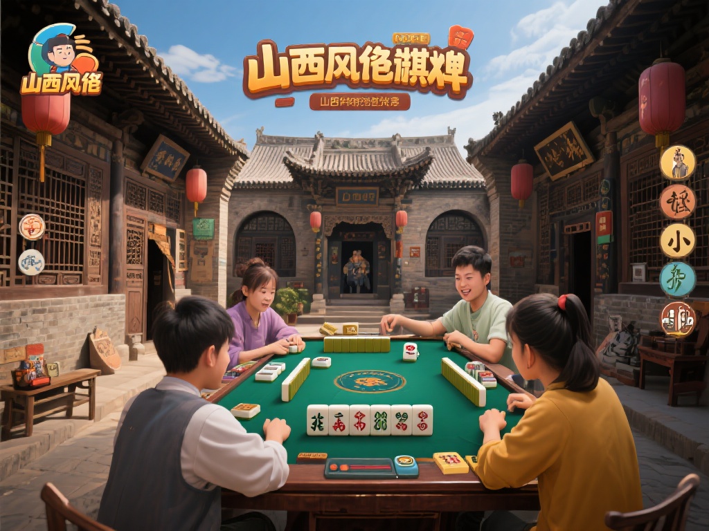 以某款山西特色棋牌游戏为例，其设计团队特意将游戏背