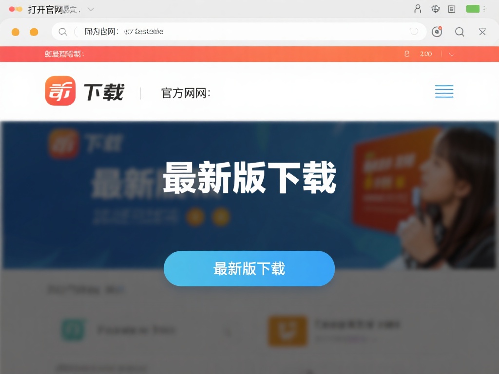 打开官方网站：在浏览器中输入官方网址，找到最新版下