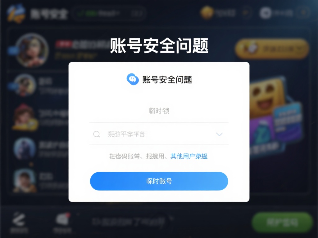 账号安全问题
如果你的账号存在安全隐患，比如密码